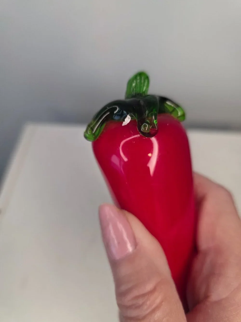 Art Glass Red Chili Pepper 7
